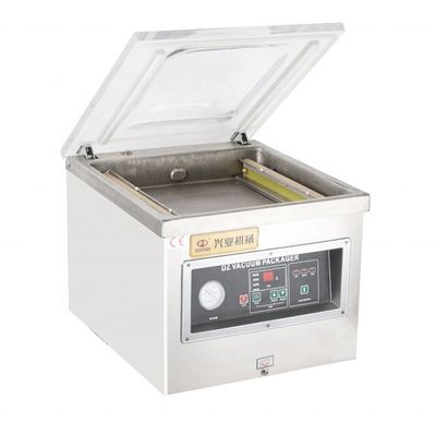 DUOQI DZ-500 テーブルタイプ 工業ポンプ付き自動魚鶏真空シール機