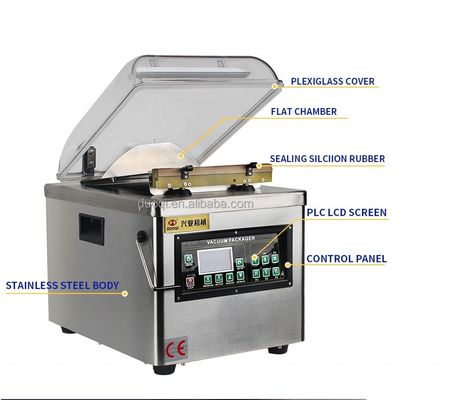 小型自動真空食品ハードウェア 革包装 プラスチック袋 機械 580420570mm