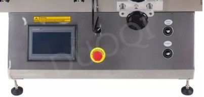 デスクトップの丸いボトルラベル付け機 防腐半自動ラベル塗装機