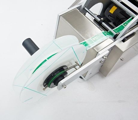 工業用半自動ボトルラベル付け機械 丸いボトル缶