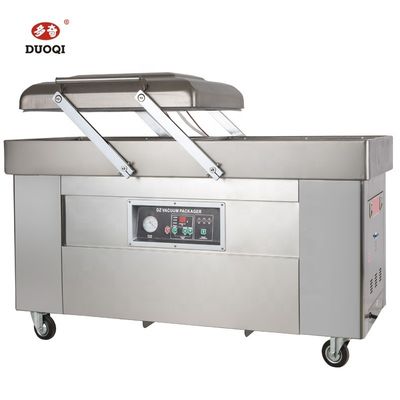カスタマイズされたDUOQI DZ Q-600/2SB 4つのシールバーを持つダブルチャンバー真空パッカー