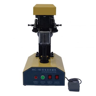 電気駆動 DUOQI DQ-160 PETプラスチック缶の半自動缶詰封印機