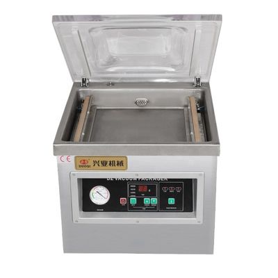 DUOQI DZ-500 テーブルタイプ 工業ポンプ付き自動魚鶏真空シール機