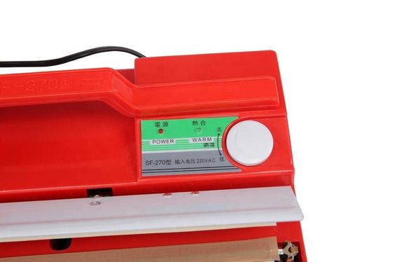 DUOQI SF-270 レッド カラー マニュアル プラスチックのハンドプレス ハンドリー シール 汎用パッケージ