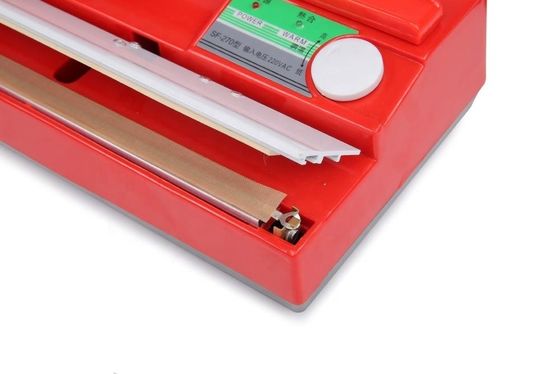DUOQI SF-270 レッド カラー マニュアル プラスチックのハンドプレス ハンドリー シール 汎用パッケージ