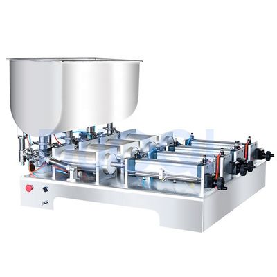 DUOQI G4WTD ハネジュース洗浄油のための半マティック充填機 4頭のノズル 110V