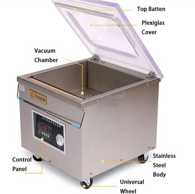 35cm 密封サイズ 商業用低騒音機能のための肉真空密封器 耐久性設計