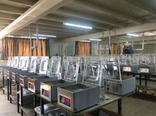 DUOQI DZ Q -400/2SB CE スタンド ダブル・チャンバー・パッカー 魚のステーキのハードウェアと液体牛肉