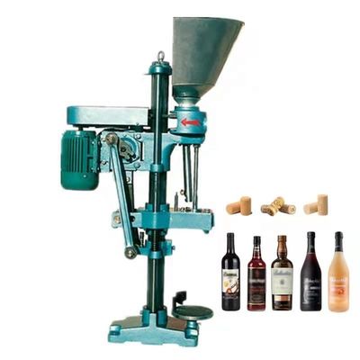 半自動 DUOQI ZRTY-1F グラスボトルワインコルク ROPP 赤いワインの蓋機