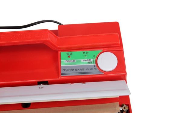 SF-270 レッド カラー ポータブル マニュアル プラスチック ハンドプレス シーラー 27cm プラスチック ボディ ポータブル